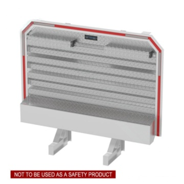 Aluminum diamond plate truck toolbox